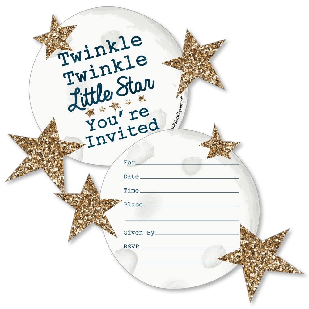 Star Shaped Invitations 9