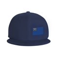 thumbnail image 3 of DouZhe Flat Brim Cap Snapback Hat, Nevada State Flag Prints Adjustable Blue Adult Baseball Cap, 3 of 6