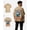 Tan, variant on Mens Oversized Library T Shirt White Size- Medium