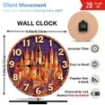 thumbnail image 3 of Fairytale Castle Wall Clock Fantasy Art 10-Inch Silent Wooden Wall Clock, Battery Operated (AA Batteries Not Included), Artistic Home Decor, 3 of 7