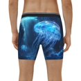 thumbnail image 2 of Men's Boxer Briefs, Cute jelly jellyfish Soft and Breathable Mens Underwear Boxer Briefs With Widen Waist, 2 of 5