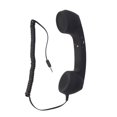 thumbnail image 1 of 3.5mm Universal Retro Telephone Handset Radiation-proof Adjustable Tone Cell Phone Receiver For Phone(black)Black22*6.5*6cm, 1 of 2