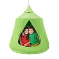 thumbnail image 1 of VEVOR Hanging Tree Tent, 330 LBS Capacity Hanging Tent Swing for Indoor and Outdoor Hammock Sensory Swing Chair w/LED Lights String, Inflatable Base, Ceiling Swing Pod Play Tent, 1 of 9