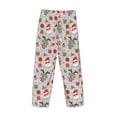 thumbnail image 3 of Lsque Groovy Retro Santa Print Men's Pajama Pants, Lounge Pant - Comfortable Home Wear,Elastic Waistband, Stylish Design-XX-Large, 3 of 9