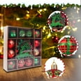 thumbnail image 6 of Christmas Tree Ornaments, Green Red Christmas Ball Ornaments Set of 40 Pack Shatterproof Plastic Xmas Decorations for Home Party Tree, 6 of 11