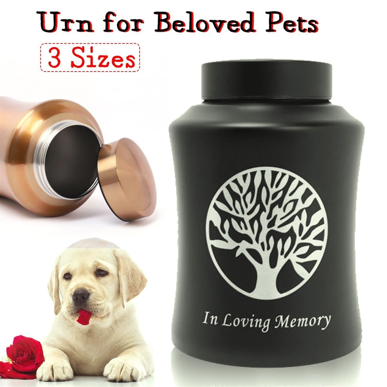 800/500/250ml Containers Pet Urns Pet Cremation Souvenir Urns Can Be Used For Dogs Cats Birds And Mice Ashes Souvenirs