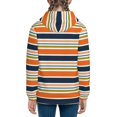 thumbnail image 6 of Kdxio Colorful Pastel Stripes Pattern Kids Boys Girls Zip Up Hoodie 3D Printed Hooded Sweatshirt Hoody Coat with Pocket 7-12 Y-Small, 6 of 6