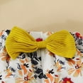 thumbnail image 7 of Baby Girl Clothes Newborn Infant Outfits Cartoon Bear Ruffle Romper+ Bow Floral Pants + Cute Headband Sets For Girls Kaprioy Baby Girl Clothes, 7 of 7
