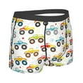 thumbnail image 3 of Disketp Cartoon Monster Trucks Men'S Boxer Briefs,Soft And Breathable Cotton Underwear With Comfortflex Waistband, 3 of 8