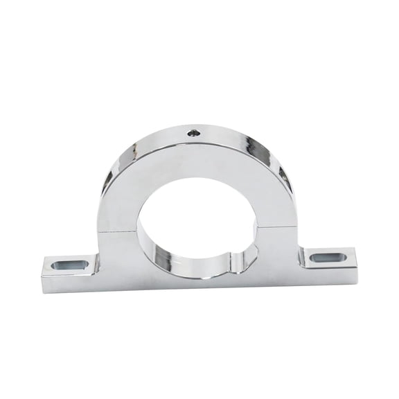 Aluminum Universal Steering Billet 2" Steering Column Keyed No Drop Mount for Most Common Fit for GM GMC Chevy Dodge Ford 2" Hole Brushed Underdash Mount River Clamp