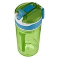 thumbnail image 3 of Contigo Kids 2-in-1 Snack Hero Tumbler Featuring 4oz Snack Holder Stacked on Top of 13oz Water Bottle - BPA Free, Durable Tritan w/Flexible Carry Handle & Spill-Proof Valve, Green & Blue – 2 Pack, 3 of 7