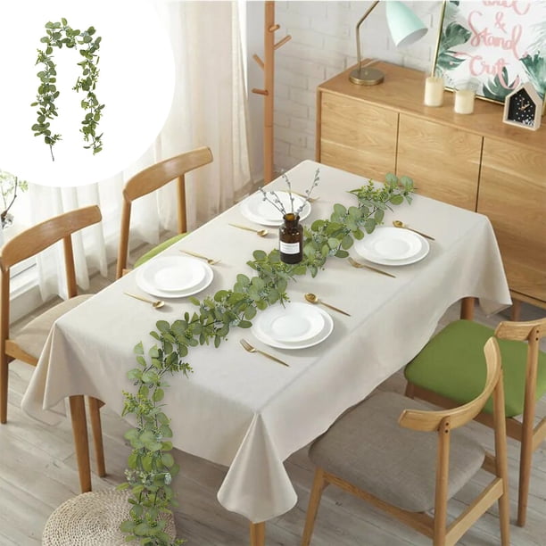 Decoración de la Planta Falsa Girlanda de Hieda Artificial Girlanda de la Vid Colgante Falsa Hojas de Hieda Decoración de la Mesa Decoración de la Vid Colgante Verde Plantas de la Vid Artificiales