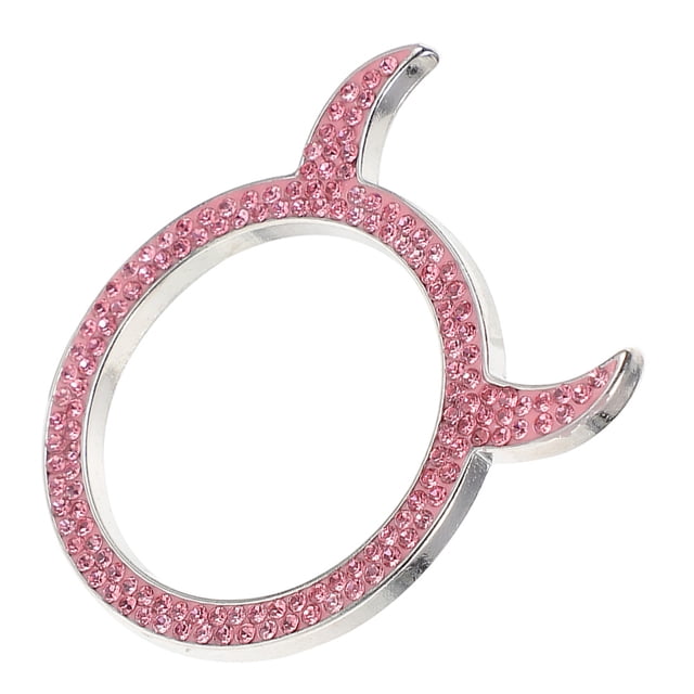 unbranded Tapadera De Botón De Encendido Interior Rosa Con Estético