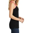 thumbnail image 3 of Mafoose Women's Juniors Varsity Tank Black/ Watermelon 4X-Large, 3 of 4