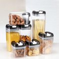 thumbnail image 4 of Contenedores de almacenamiento de alimentos de 7 piezas, s con tapas, dispensador de cierre a para alimentos, refrigerador doméstico mayimx Contenedores de almacenamiento, 4 of 9