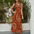 thumbnail image 2 of Paisley Print Vestido Sin Mangas Para Mujer, Traje De, Ropa De Cumpleaños, Verano, 2 of 5