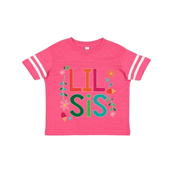 Inktastic Lil Sis Girls Sister Announcement Girls Toddler T-Shirt