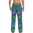 thumbnail image 2 of Top-kevin Xmas Flamingo Cactus Palm Tree Pajama Pants for Men PJs Bottoms Sleep Lounge Pants with Pockets, 2 of 14