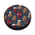 thumbnail image 3 of Cute Cartoon Spider Man Spare Tire Cover Wheel Protectors For Trailer Rv Suv Truck Camper Travel Fits For Tire Diameter 14 Inch, 3 of 7