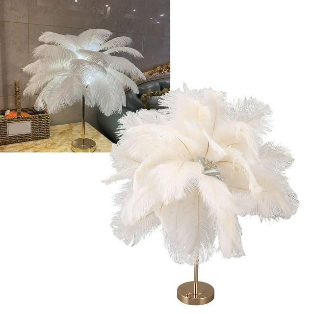 Plume Table Lampe tactile Dimmable Interrupteur USB POUR