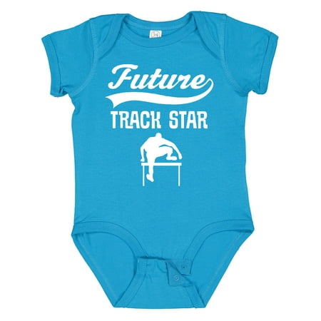 

Inktastic Future Track Star Boys Sports Hurdles Gift Baby Boy or Baby Girl Bodysuit