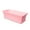 Pink, variant on ETHKIA Window Box, Planter Flower Pot, Lawn Outdoor Indoor Holder with Drainage Hole and Tray, Vegetable Box for Yard Railing, 43x19x14cm Pink