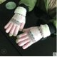 thumbnail image 1 of Guantes de punto con forro polar de invierno, cálidos guantes de dibujos animados, engrosados, con copos de nieve, ciervos, guantes de pantalla táctil de punto para mujer, 1 of 6