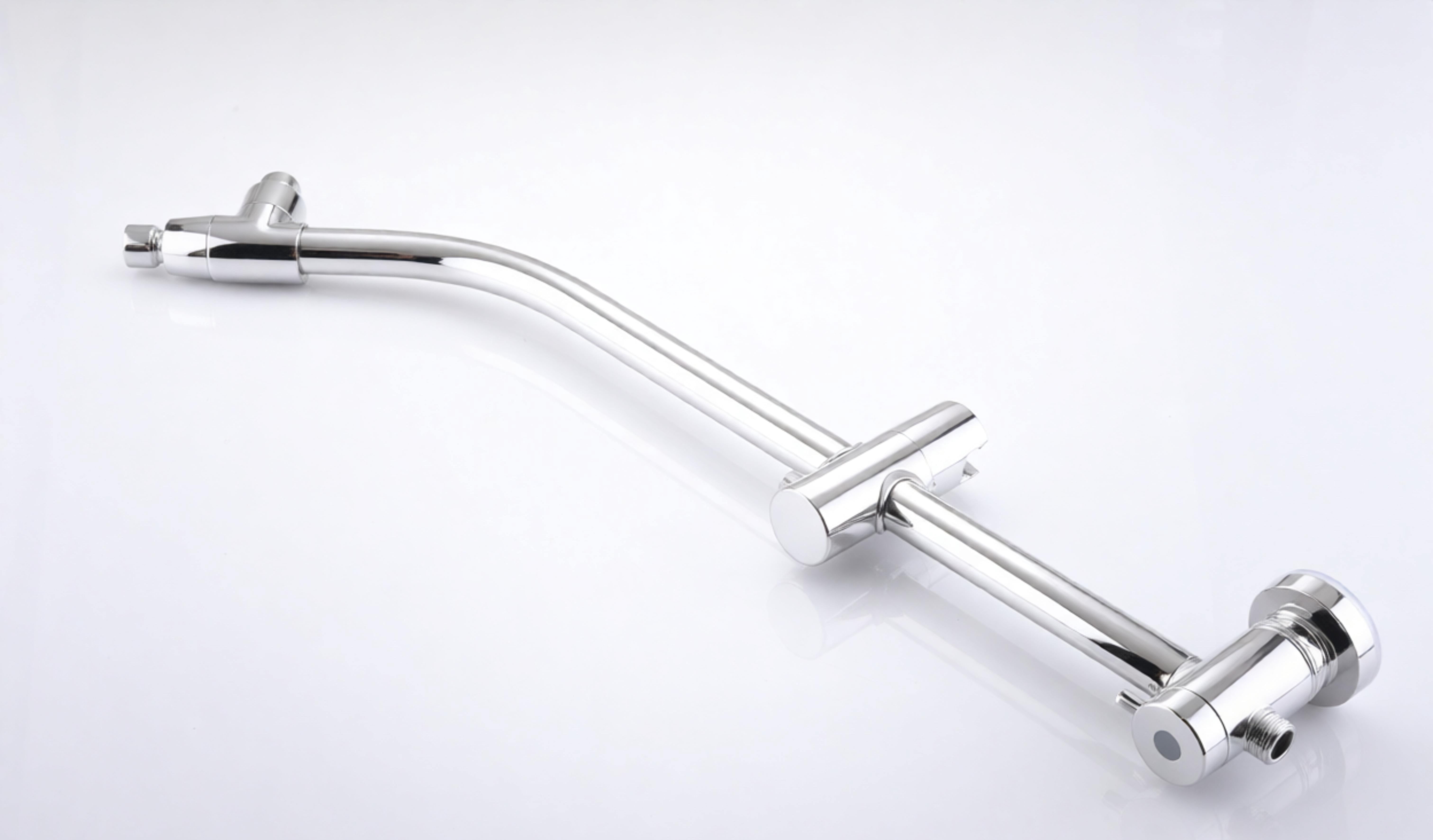 High Pressure Dual Shower Head Set - 26 Inch Tool-Free Adjustable Slide Bar,10 Spray Settings and Handheld.