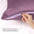 thumbnail image 2 of Unique Bargains Satin Pillowcase Zippered Silky Sateen, 2 of 8