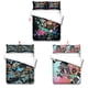 thumbnail image 5 of Matsuzay Edredón de tres piezas de varios tamaños, colecciones de ropa de cama a prueba de polvo, funda de almohada, juego de edredón en bolsa, paquete Juegos de cama LYCLB210925030 M Matsuzay HA012076-04, 5 of 6