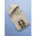 thumbnail image 3 of Outline Zodiac Sign Libra Hoodie Women -Image by Shutterstock, Female XX-Large, 3 of 4