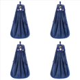thumbnail image 1 of 4X Toalla de Mano para Cocina, Baño, Microfibra de Terciopelo Coral, Paños de Limpieza Absorbentes de Secado Rápido, Toallas de Baño para el Hogar, Azul, 1 of 2