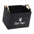 thumbnail image 4 of Organizador de Juguetes para perros Yinane Contenedor de cesta de almacenamiento Gris oscuro, 4 of 8