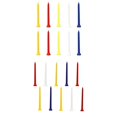 thumbnail image 1 of LOVIVER 20Pcs Premium Plastic Golf Tees Crown Claw Tee Replacement Assorted Professional, 1 of 8
