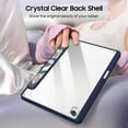 thumbnail image 4 of Fintie Hybrid Slim Case for Samsung Galaxy Tab S11 5G 11 Inch 2025 Model (SM-X730/X736B) with Built-in S Pen Holder, Shockproof Cover with Clear Transparent Back Shell, Auto Wake/Sleep, Blooming Hibi, 4 of 13