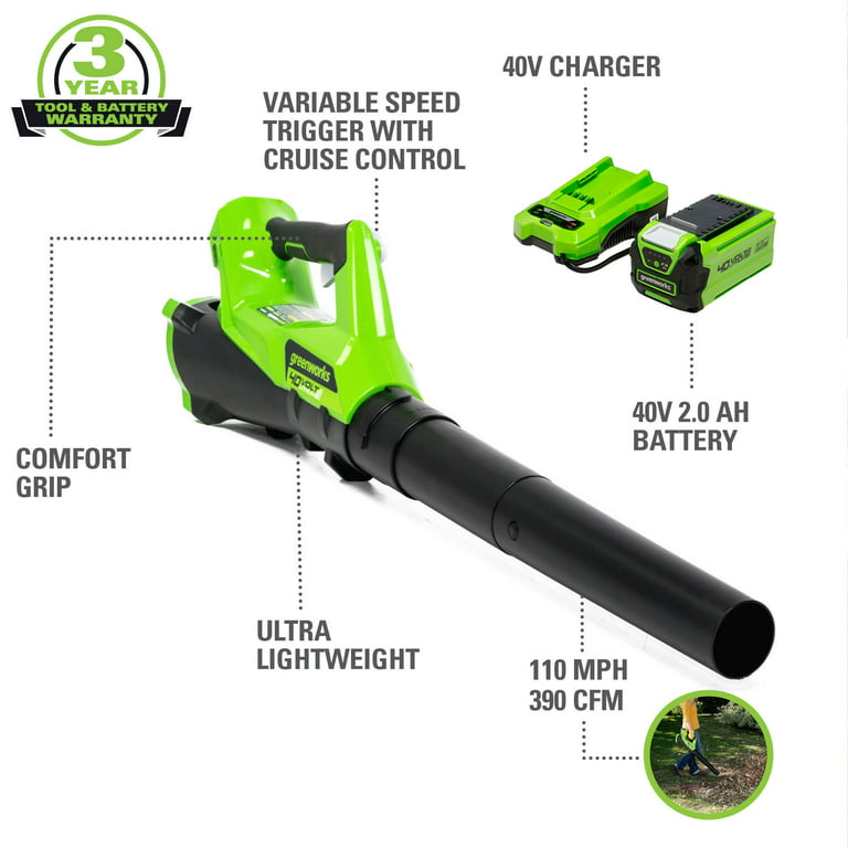 Electric string trimmer and blower kit $110, more