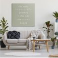 thumbnail image 2 of Impossible Journey Is One You Never Begin Phrase 36 in x 36 in Painting Canvas Art Print, by Stupell Home Décor, 2 of 6