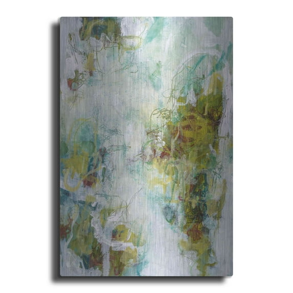 Luxe Metal Art 'Everyday Is Earth Day' by Carole Leslie, Metal Wall Art, 24"x36"