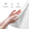 thumbnail image 5 of Martex 6-Piece 100% Ringspun Cotton Towel Set, Quick Dry Soft & Absorbent, White, 5 of 8