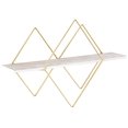 thumbnail image 2 of Admired By Nature Geometric Floating Wall Mounted, Wood Storage Shelf Handmade ABN5E126-NTRL, Light Natural, 2 of 4