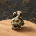 thumbnail image 4 of WEUVEB Elefante Decorativo De Latón Dorado Con Detalles Artesanales Para Acento Sofisticado En Espacios, 4 of 7