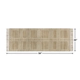 30x44 Rug Better Homes & Gardens Ivory & Natural Interlocking Jute 30