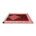 thumbnail image 2 of Ahgly Company Machine Washable Indoor Rectangle Abstract Red Modern Area Rugs, 6' x 9', 2 of 4