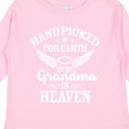 thumbnail image 4 of Inktastic Handpicked for Earth By My Grandma in Heaven Angel Wings Boys or Girls Long Sleeve Toddler T-Shirt, 4 of 5