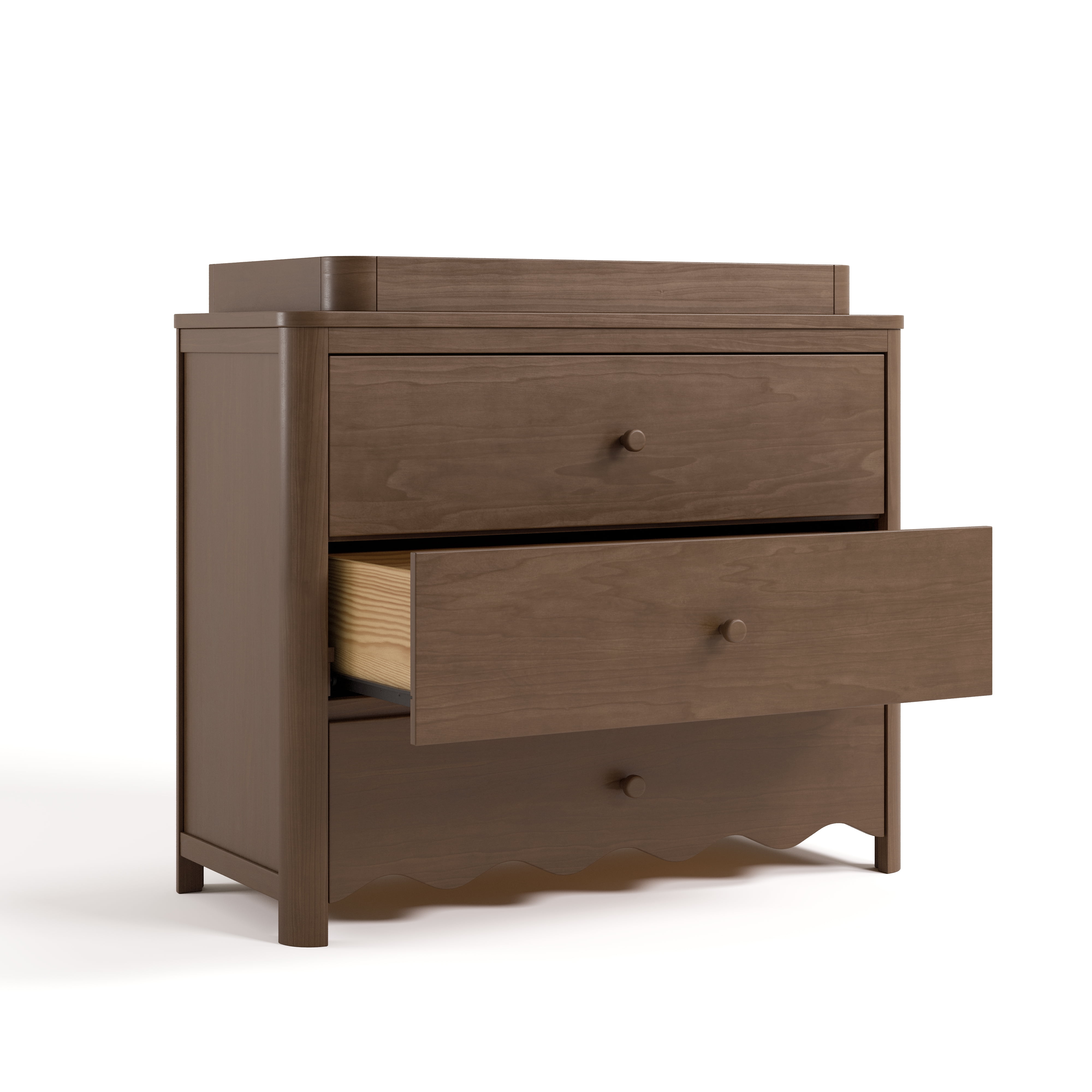 Art of Nursery by Storkcraft Casablanca 3 Drawer Chest with Removable Changing Topper, Hazelnut