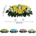 thumbnail image 3 of Bewildely Flores para cementerio, flores para tumbas de larga duración para todas las estaciones, flores para poda de cementerios Jardín y Patio tipo+4, 3 of 6