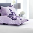 thumbnail image 4 of Set de edredón ARTALL, microfibra ligera, 3 piezas, color morado, 4 of 6