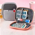 thumbnail image 4 of Traveling drug bag for travel, mother and son first aid bag camp walking (gray) empty, 4 of 5