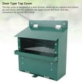 thumbnail image 4 of Large Squirrel Feeder, Convenient To Use Door Type Top Cover Metal Squirrel Feeder Transparent Acrylic Plate  for Outdoor Garden, 4 of 7