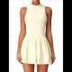 thumbnail image 1 of Vestido de Golf y Tenis para Mujer con Sujetador Incorporado, Pantalones Cortos con Cremallera, Corte Entallado, Falda Deportiva con Bolsillos Amarillo XL, 1 of 10